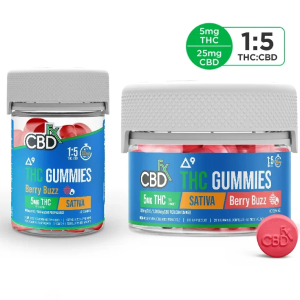 CBDfx Delta-9 THC Gummies + CBD: Sativa