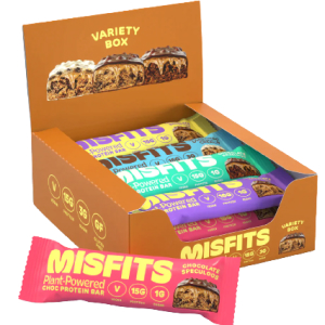 Misfits Plant-Powered Protein Bars
