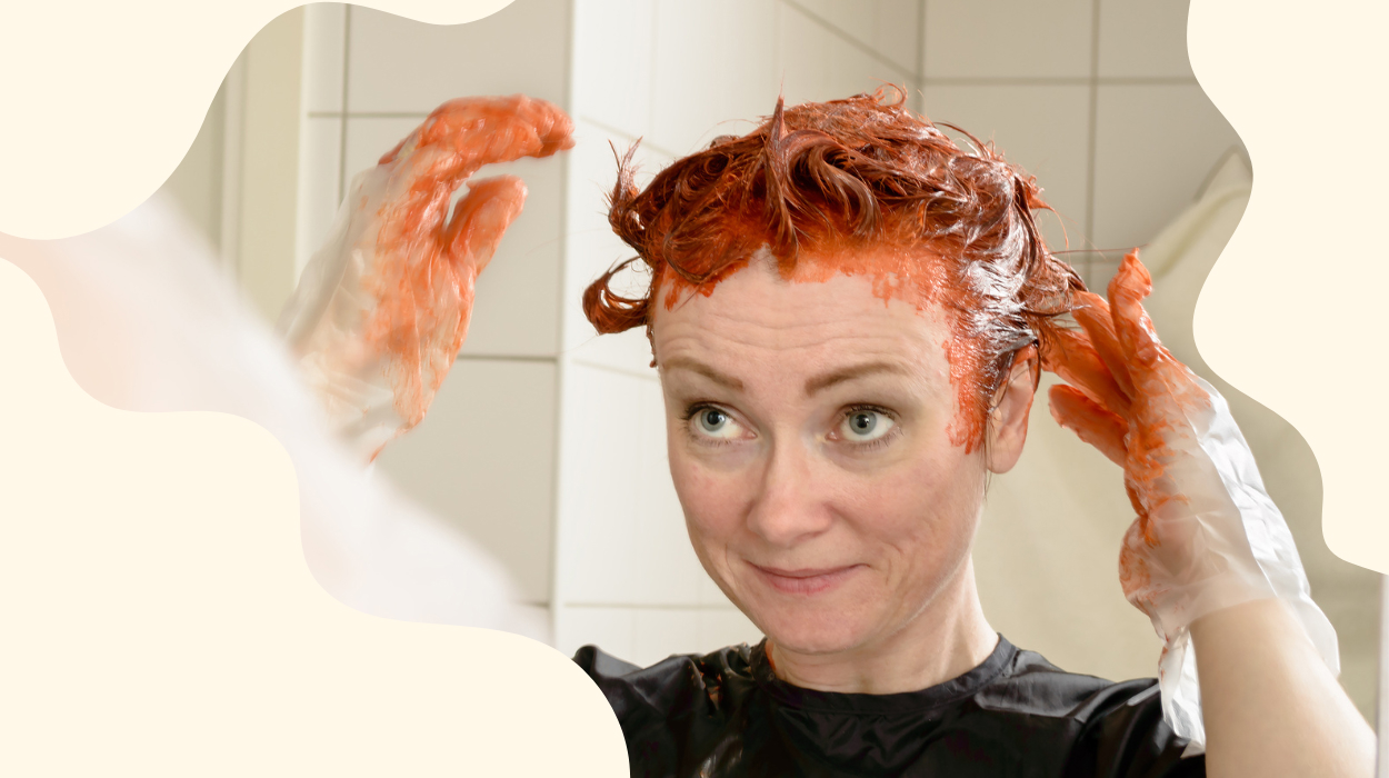 how to get hair dye off skin