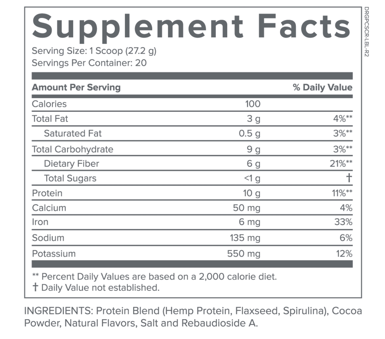 ProPlant Complete Shake Ingredients