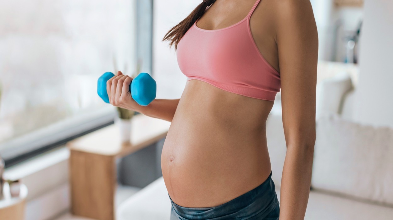 pregnancy ab workout