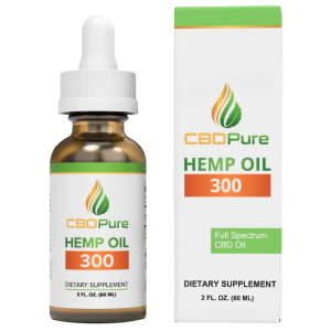 CBDPure Hemp Oil 300 best cbd oil for migraines