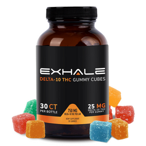 Exhale Wellness Delta-10 Gummy Cubes