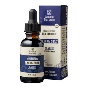Lazarus Naturals Full Spectrum High Potency CBD Oil Tincture