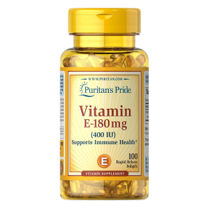 Puritan's Pride Vitamin E 180mg 400 IU Support Immune Health