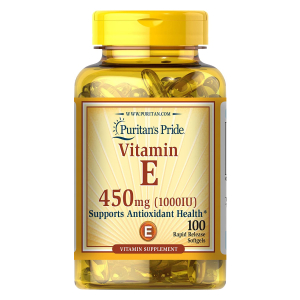 Puritan's Pride Vitamin E 450mg 1000 IU Support Antioxidant Health