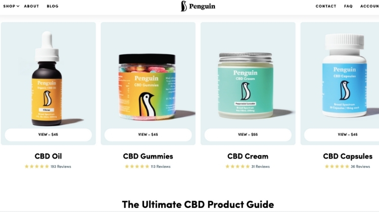 Shop for CBD products 