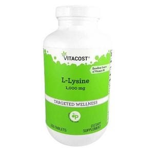 Vitacost L-Lysine 1000 mg Tablets