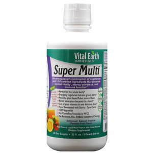Vital Earth Minerals Super Multi Liquid Vitamins